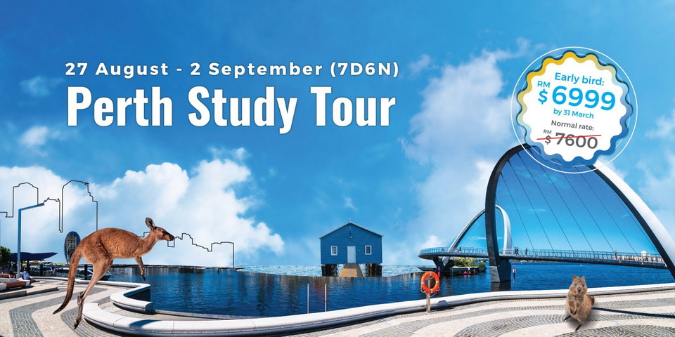 【游学团资讯】AUG – Perth Study Tour_27th August – 2nd September 2023 (7D6N)